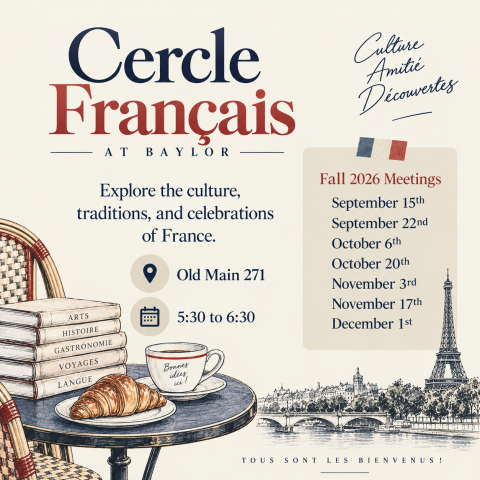 Cercle francais Fall 2026